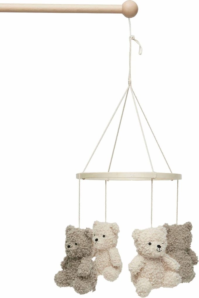 Jollein Baby mobiel Teddy Bear Olive Green/Naturel