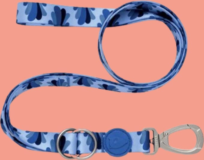 Morso - Hondenriem Verstelbaar Gerecycled Splash Blauw