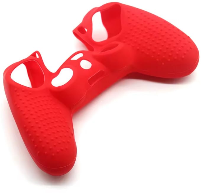 New Age Devi - Skin geschikt voor Playstation 5 Controller - Silicone Hoes - Accessoires - Rood