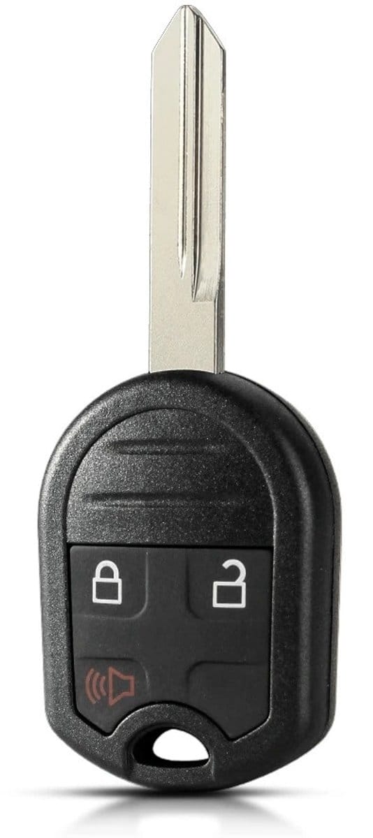 XEOD Autosleutelbehuizing - sleutelbehuizing auto - sleutel - Autosleutel / Geschikt voor: Ford Raptor 3 knops sleutel