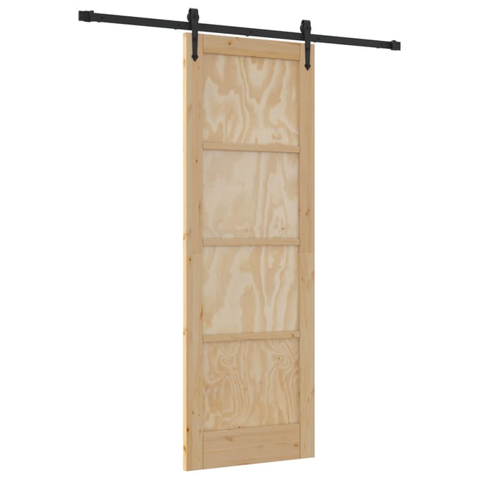 vidaXL - Schuifdeur - ORKDAL - 73,5 - x - 211 - cm - Massief - grenenhout