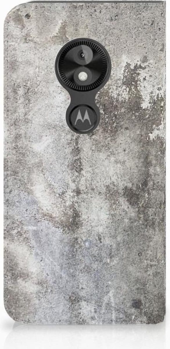 Motorola Moto E5 Play Standcase Beton Print