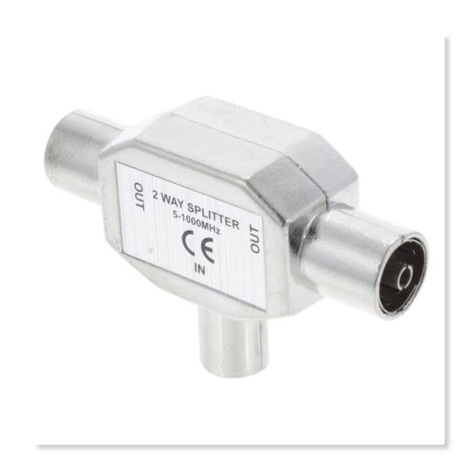 QL COAX SPLITTER RADIO 1MALE/ 2FEM metaal