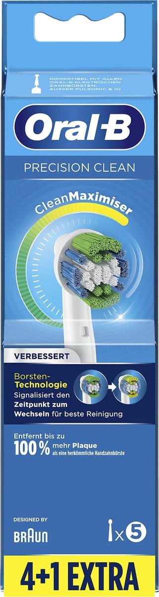 Oral-B Precision Clean-opzetborstel met CleanMaximiser, 5