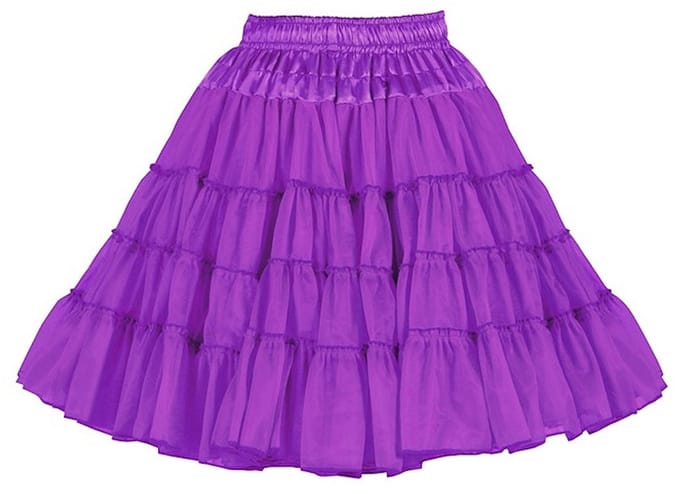 Thetru Collection Petticoat/Onderrok/Tutu Deluxe - Paars- 3-laags