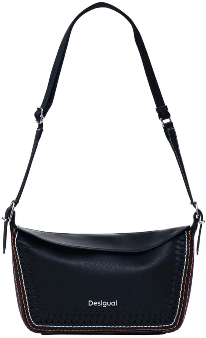Desigual Schoudertas Munich Trama Shoulder Bag Black Zwart