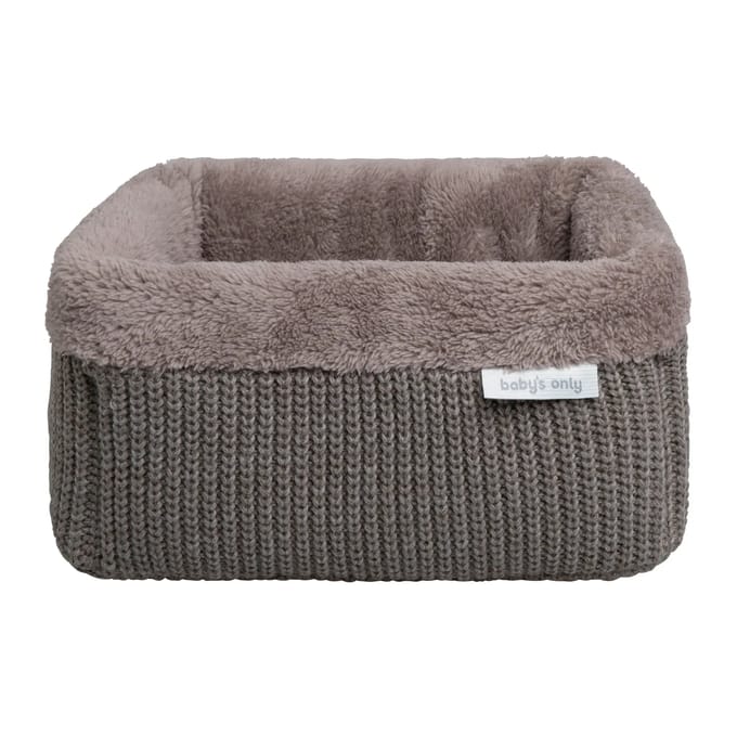 Baby's Only Gebreide commodemandje - Opbergmandje - Commode organizer - Babykamer accessoires Hope - Hazel Brown
