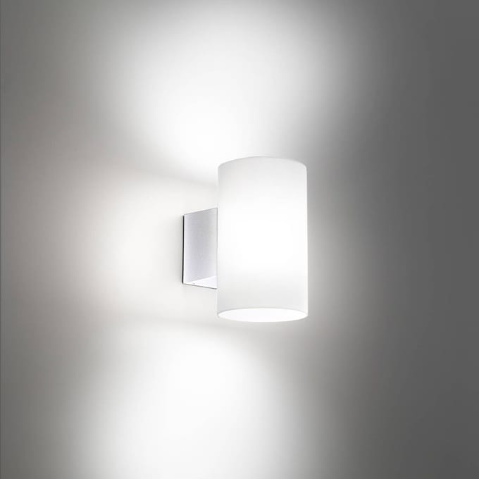 AILATI LED buiten wandlamp Bianca, wit, kunststof
