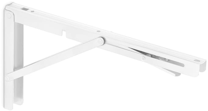 1 paar Opklapbare Muurbeugels wit (350 x 176 mm) Inklapbare beugel max. belasting 150 kg van SOTECH