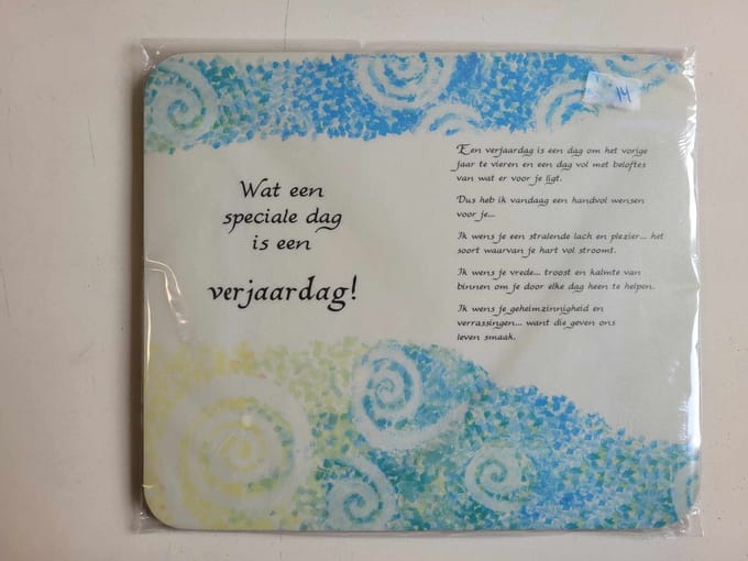 Muismat met prachtige tekst - Mousepad