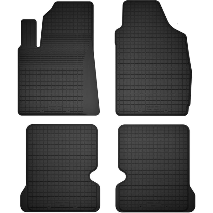 Wielganizator BasicProtect Serie - Rubber Automatten - Fiat Panda II - Antislip - Weerbestendig
