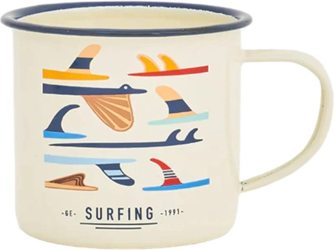 Emaille beker Surfing 8x8 - Batela