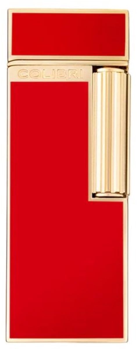 Colibri Continental vuursteen aansteker rood-goud