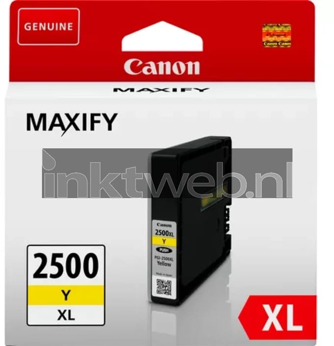 Canon PGI-2500Y XL inktcartridge geel hoge capaciteit (origineel)