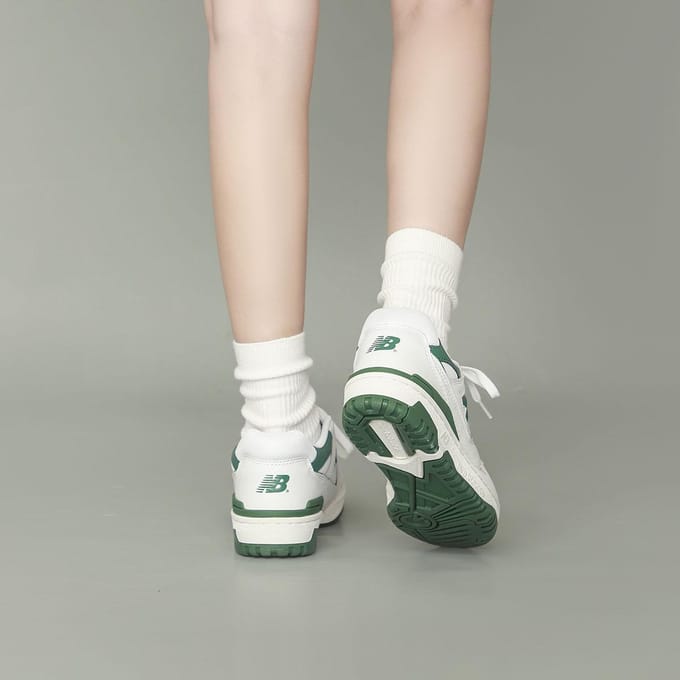 New Balance 550 Wit Groen Unisex Sneakers BB550WT1 44 white
