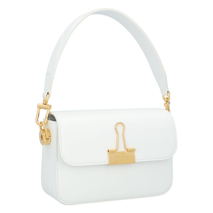 Off White kleine Binder schoudertas