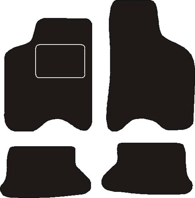 Automatten Seat Arosa 1997-2004 - Naaldvilt - Perfecte pasvorm - 4-delig