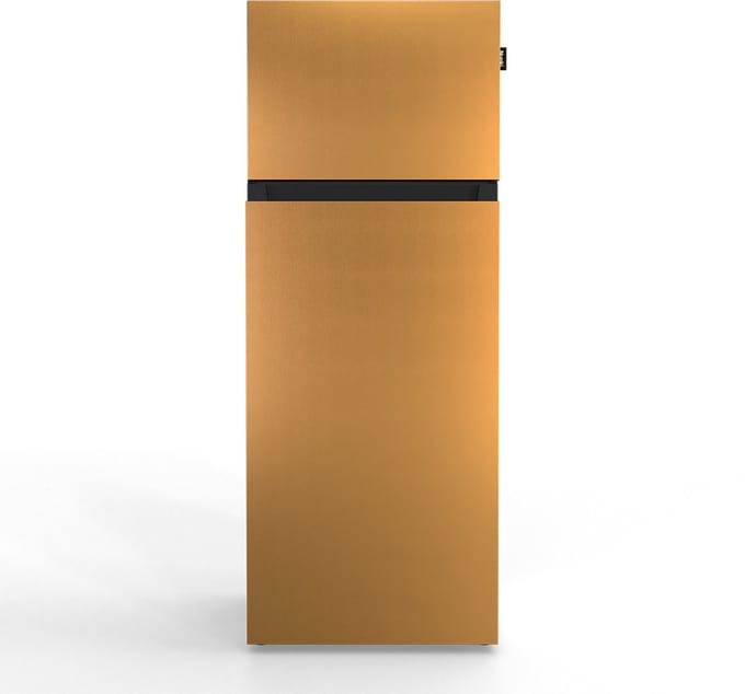 NUNKI MEDIUM-FBRZ / Brushed Bronze Design Koel-vriescombinatie - 206L - E-label - Front in kleur