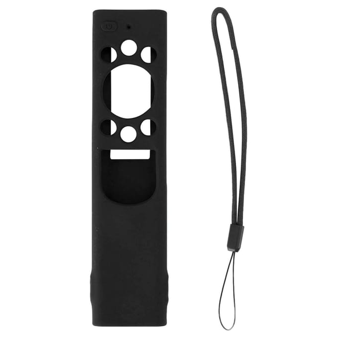 Housse de protection en silicone anti-chute pour télécommande solaire noir