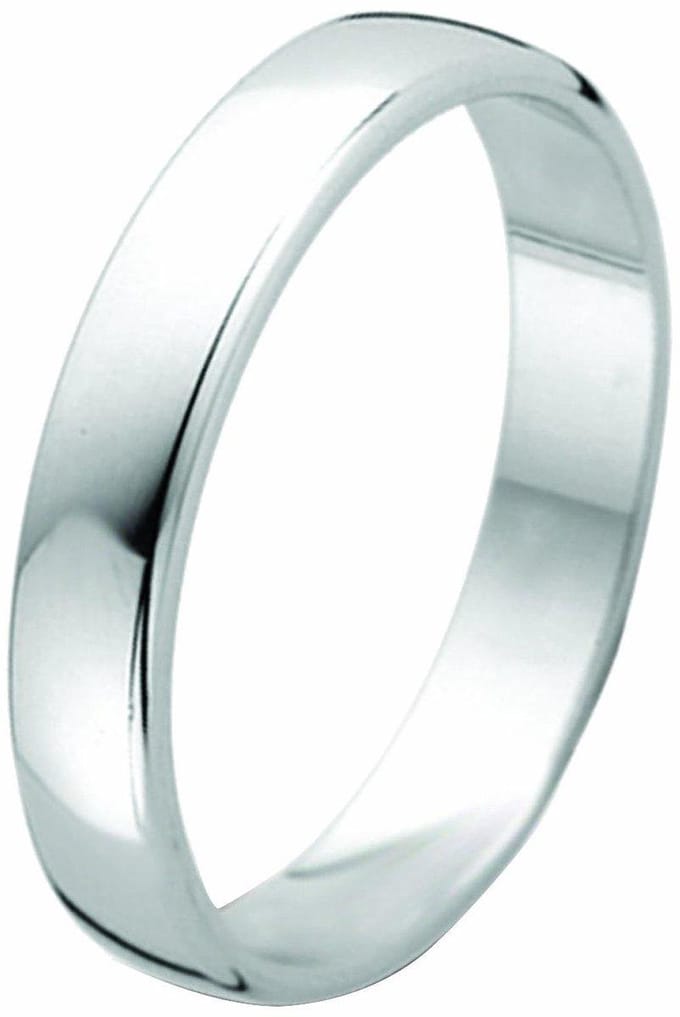 Orphelia Trouwring - 9 karaat Witgoudkleurig - 3.0 mm breed - OR130/30/NY/52