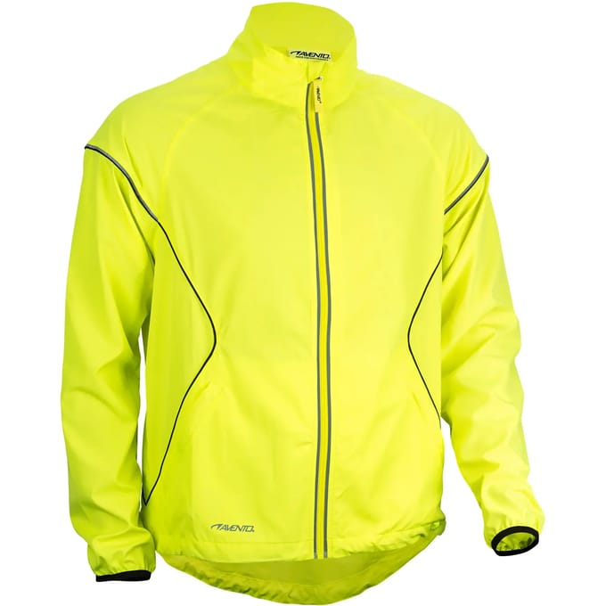 Avento Maat M  Runningjack - Unisex - Neon Yellow - Geel/Zwart - M