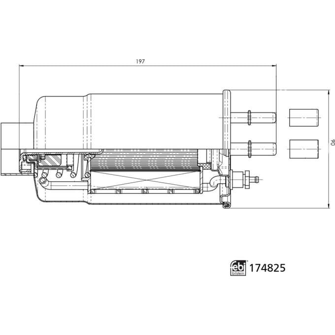 Brandstoffilter FEBI BILSTEIN 174825