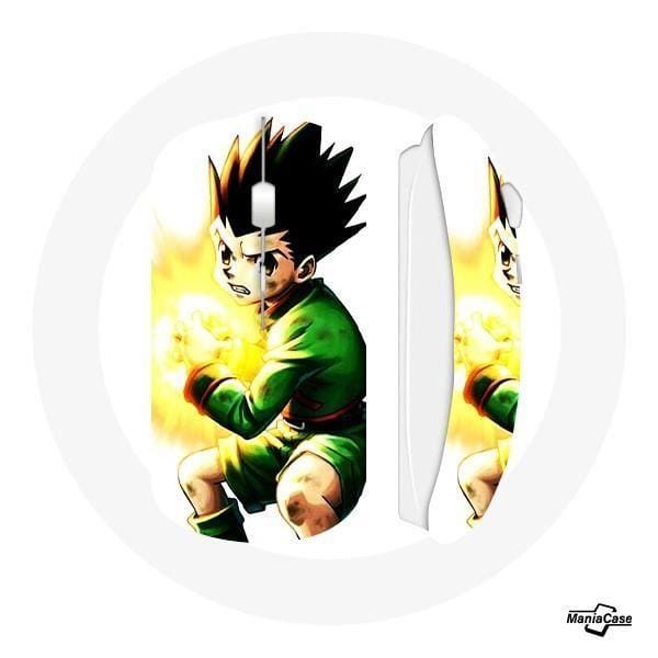 Souris sans fil - Gon Freecss - Hunter x Hunter - USB Wi-Fi - Compatible Mac et PC - Blanc