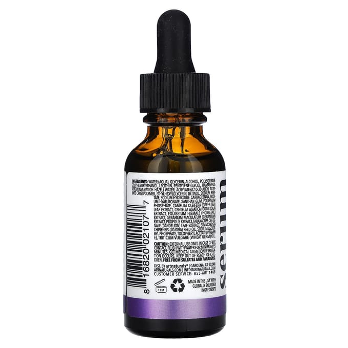 artnaturals, Retinol Serum, 1 fl oz (30 ml) black
