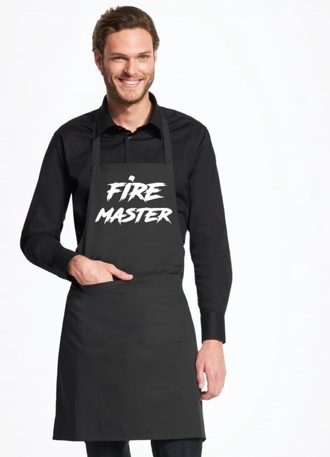 Fire Master Barbeque Schort | BBQ Zomer Schort | Keuken Schort