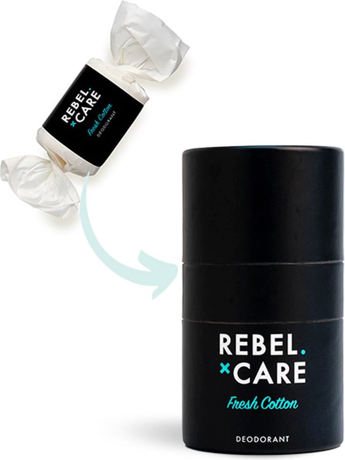 Rebel Care - Deodorant - Fresh Cotton - 100% Natural - Refill - 70 gr - XL