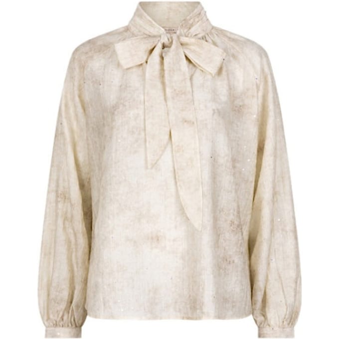 Esqualo blouse F25-14510 - Offwhite