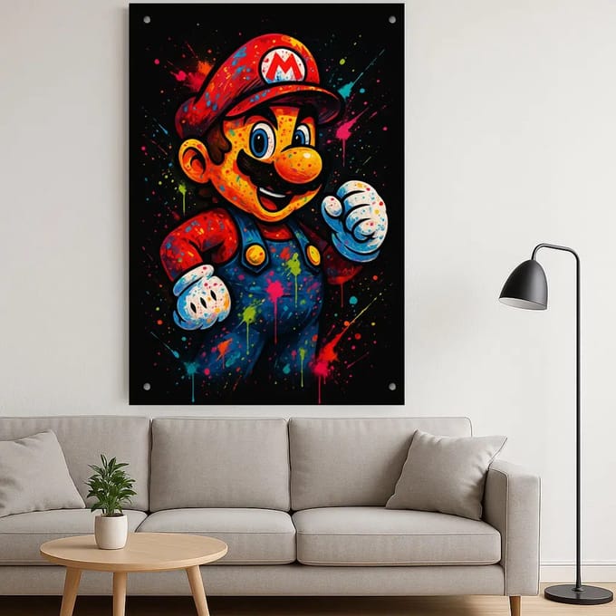 Magie - Super Mario Splash Art