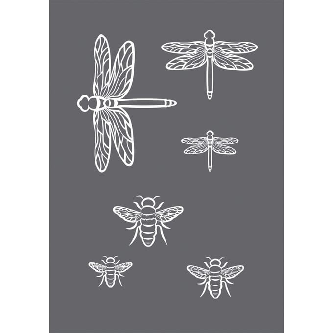 Sjabloon "Insecten" met Scraper