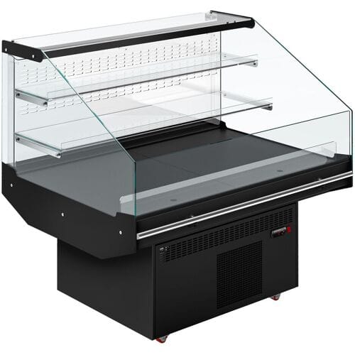 GGM Gastro Kühlinsel - 1300mm - mit 2 Ablagen