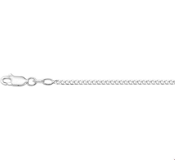 Zilveren Collier gourmet 2 1015648 80 cm