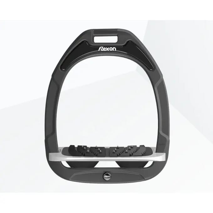 Ultra Grip Verstelbare stijgbeugels Antraciet/Grijs/Zwart Flex-On Green Composite
