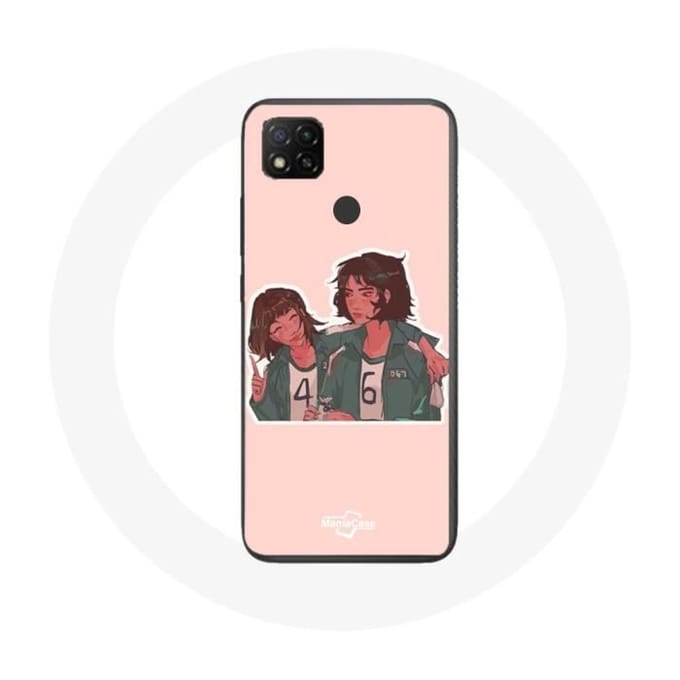 Xiaomi Redmi 9C hoesje Inktvis Spel Ji Yeong en Kang Sae Byeok