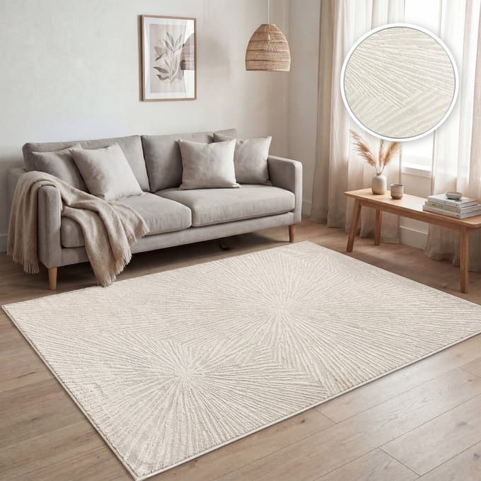 Paco Home Woonkamertapijt, modern abstract geometrisch patroon, 3D-effect 80x150 cm