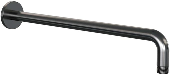 Brauer Muurarm Gebogen - Gunmetal Geborsteld Pvd