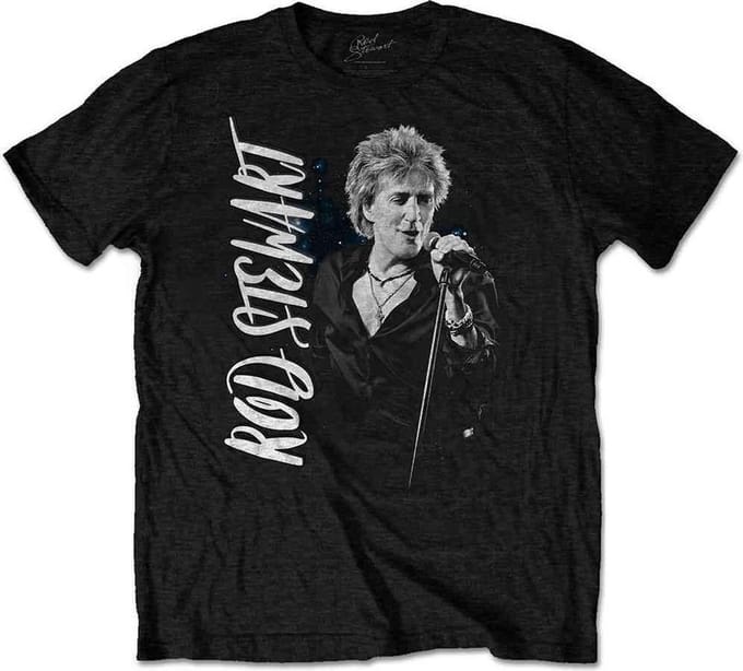 Rod Stewart Heren Tshirt -M- ADMAT Zwart
