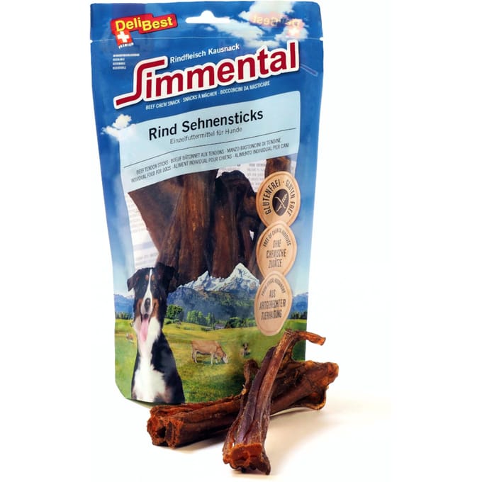 250g Delibest Simmental Runderpees sticks hondensnacks