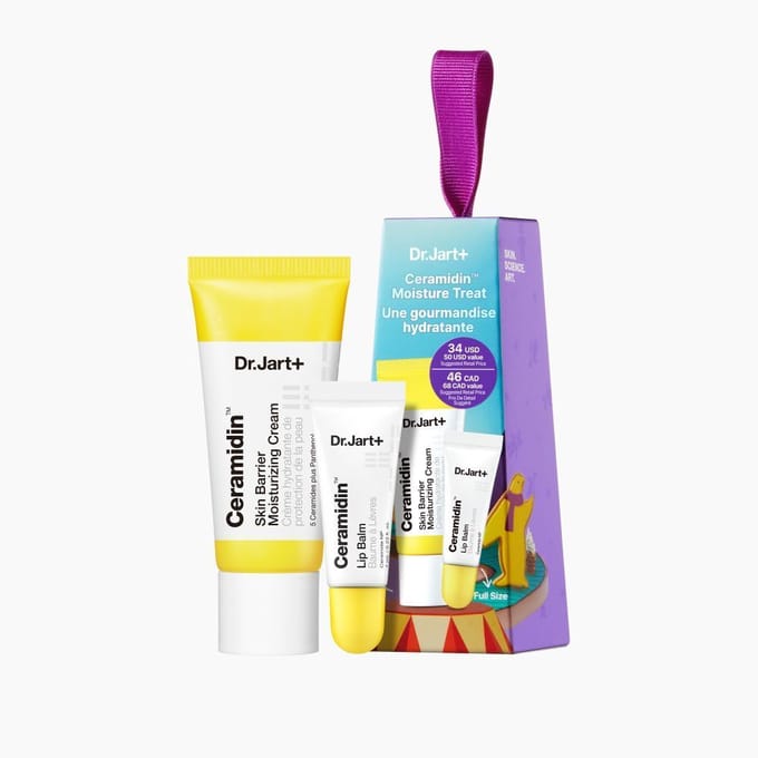 Dr. Jart+ Ceramidin Hydraterende Huidbeschermende Crème 15 ml + Lippenbalsem 7 ml