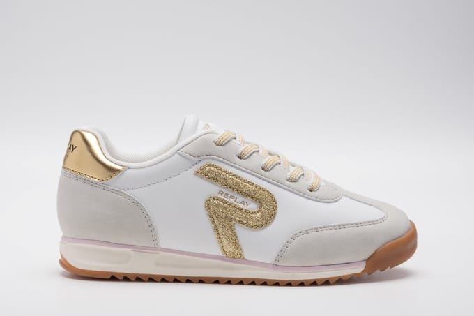 Replay Yard JR meisjes sneaker - Wit - Maat 31