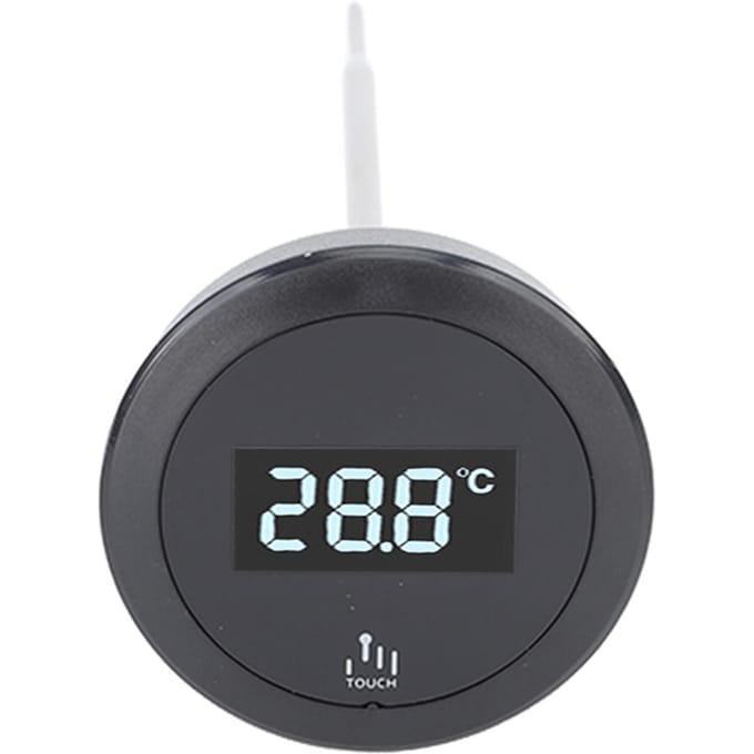 Digitale Touchscreen Thermometer IP65 Waterdichte Thermometer met RVS Sonde Achtergrondverlichting gray