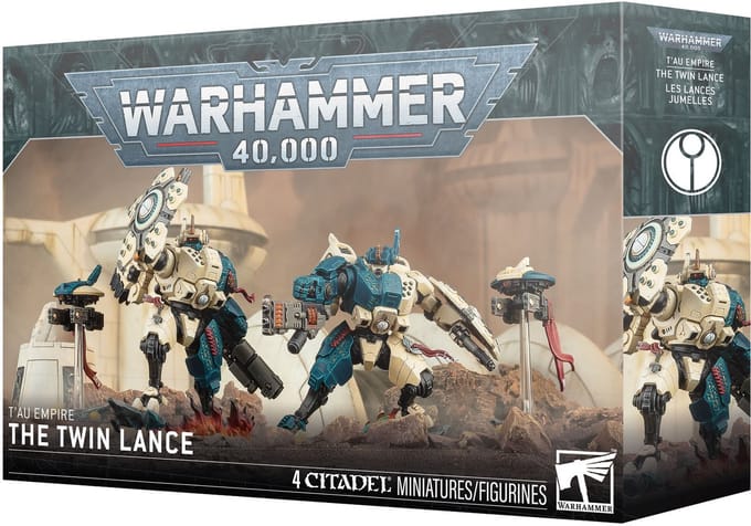 Beeldje Games Workshop Warhammer 40k - T'au Empire Les Lances Jumelles