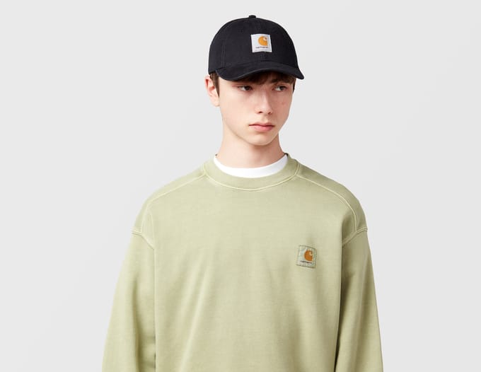 Sweatshirt met labeldetail model 'Nelson'