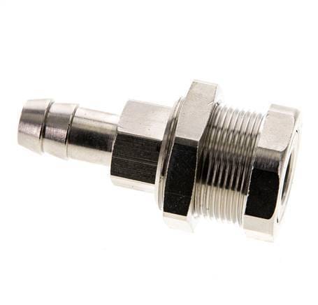 Vernikkeld Messing DN 5 Luchtkoppeling Snelkoppeling 9 mm Slangpilaar Schotkoppeling Pull-Off Double Shut-Off