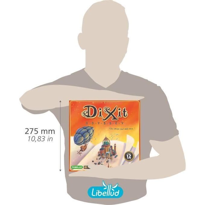 Asmodee Dixit Odyssey bordspel 3 tot 12 spelers oranje oranje