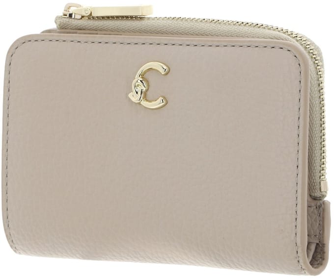 COCCINELLE Leren portemonnee C-Me Wallet Sandshell beige