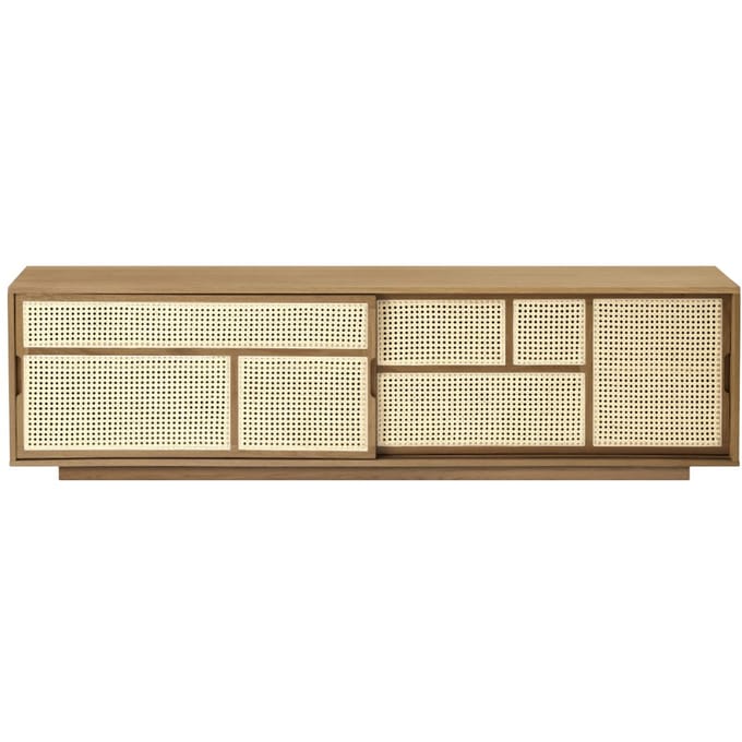 Design House Stockholm AIR Sideboard low  - eiken/cane